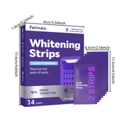 Purple Teeth Whitening Strips Brightening Tooth Improve Dental Yellowing Bright Smile Cleaning Oral Hygiene Teeth Bleaching Strip