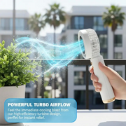 Mini Handheld Fan USB Fast Charging Portable Air Calculating Fan Mute OutdoorHot