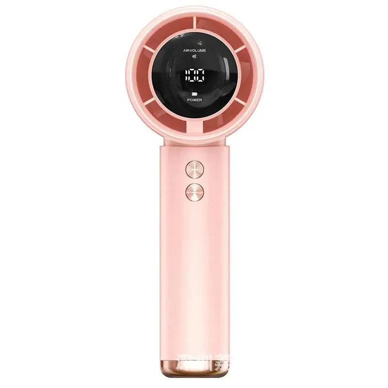 Mini Handheld Fan USB Fast Charging Portable Air Calculating Fan Mute OutdoorHot