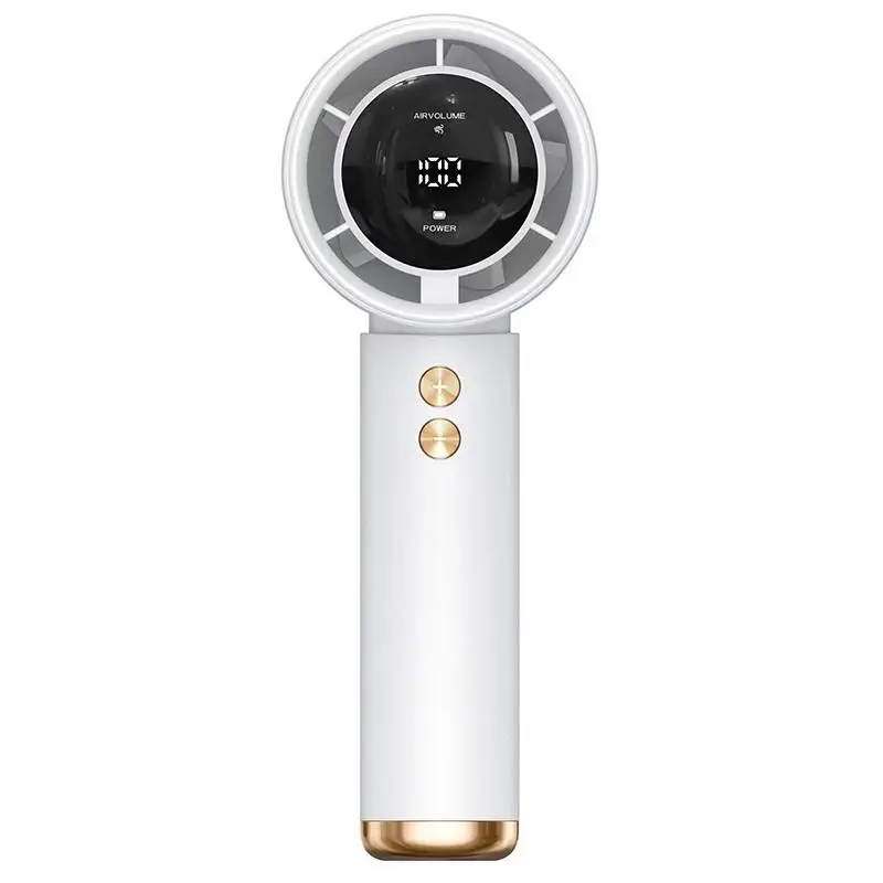 Mini Handheld Fan USB Fast Charging Portable Air Calculating Fan Mute OutdoorHot